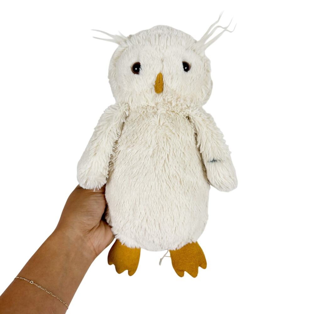 Jellycat Bashful Woodland Owl Bird Cream Plush Stuffed Animal